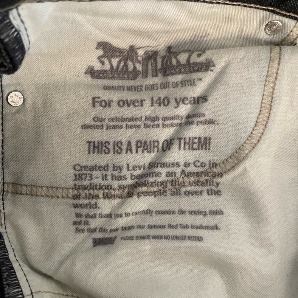 Men’s Levi’s 505 Jeans, 36 x 30, EUC - Picture 9 of 11